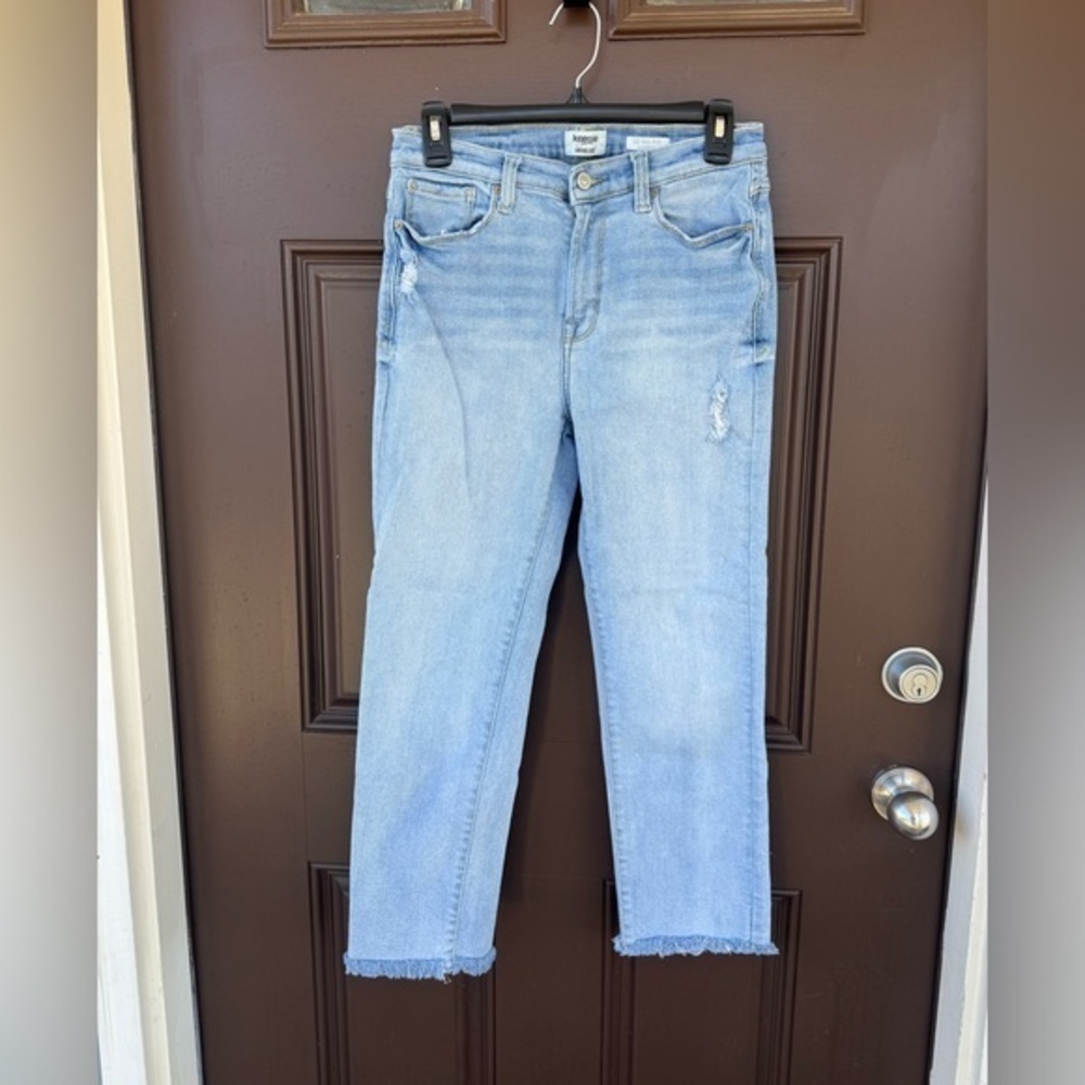 Kensie The high rise stove pipe jeans
